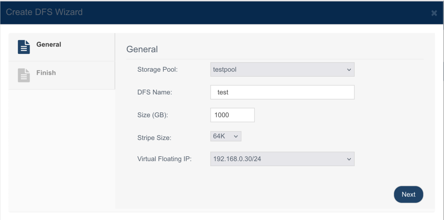 Create DFS | Scale-out Storage | iSER | NVMe-oF | iSCSI | FlexSDS ...